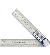 Amazon.co.jp: eSynic デジタル 角度計 分度器 200mm LCD液晶